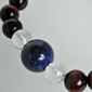 赤トラメ石 ラピスラズリ付ブレスレット